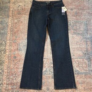Coldwater Creek Women’s Dark Blue Boot-Cut Jeans Size 8 Long